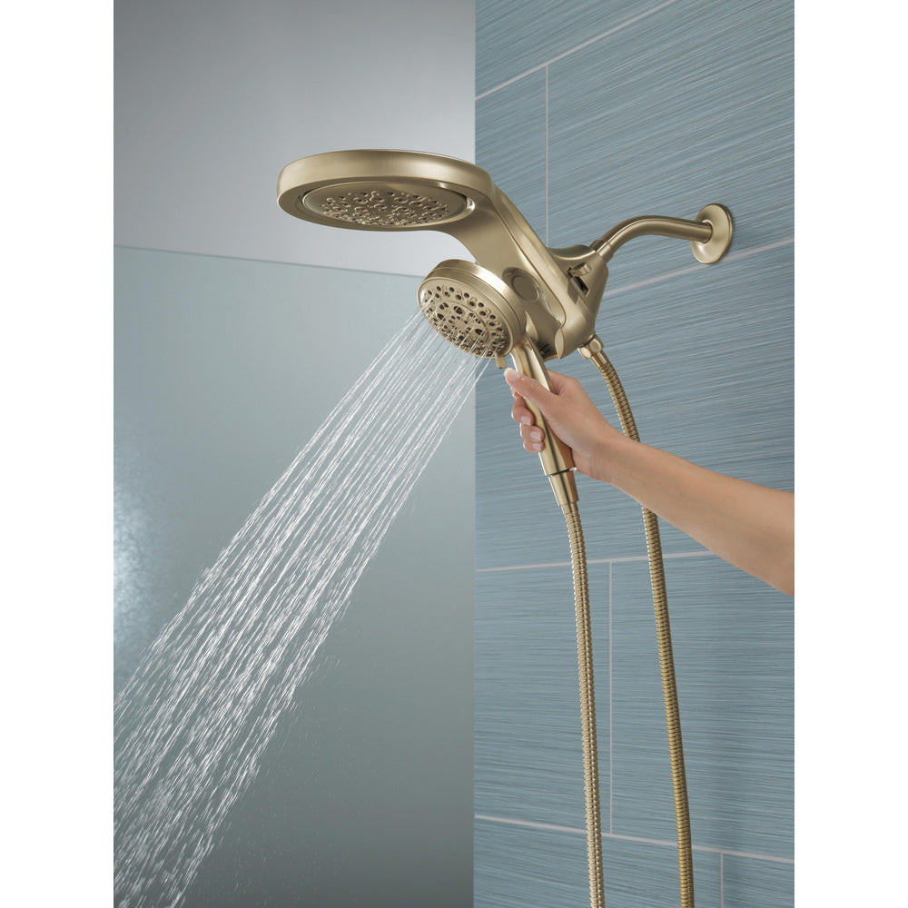 Delta HydroRain H2Okinetic 5-Setting Two-In-One Shower Head