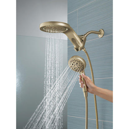 Delta HydroRain H2Okinetic 5-Setting Two-In-One Shower Head