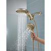 Delta HydroRain H2Okinetic 5-Setting Two-In-One Shower Head