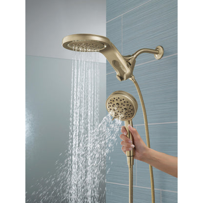 Delta HydroRain H2Okinetic 5-Setting Two-In-One Shower Head