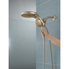 Delta HydroRain H2Okinetic 5-Setting Two-In-One Shower Head
