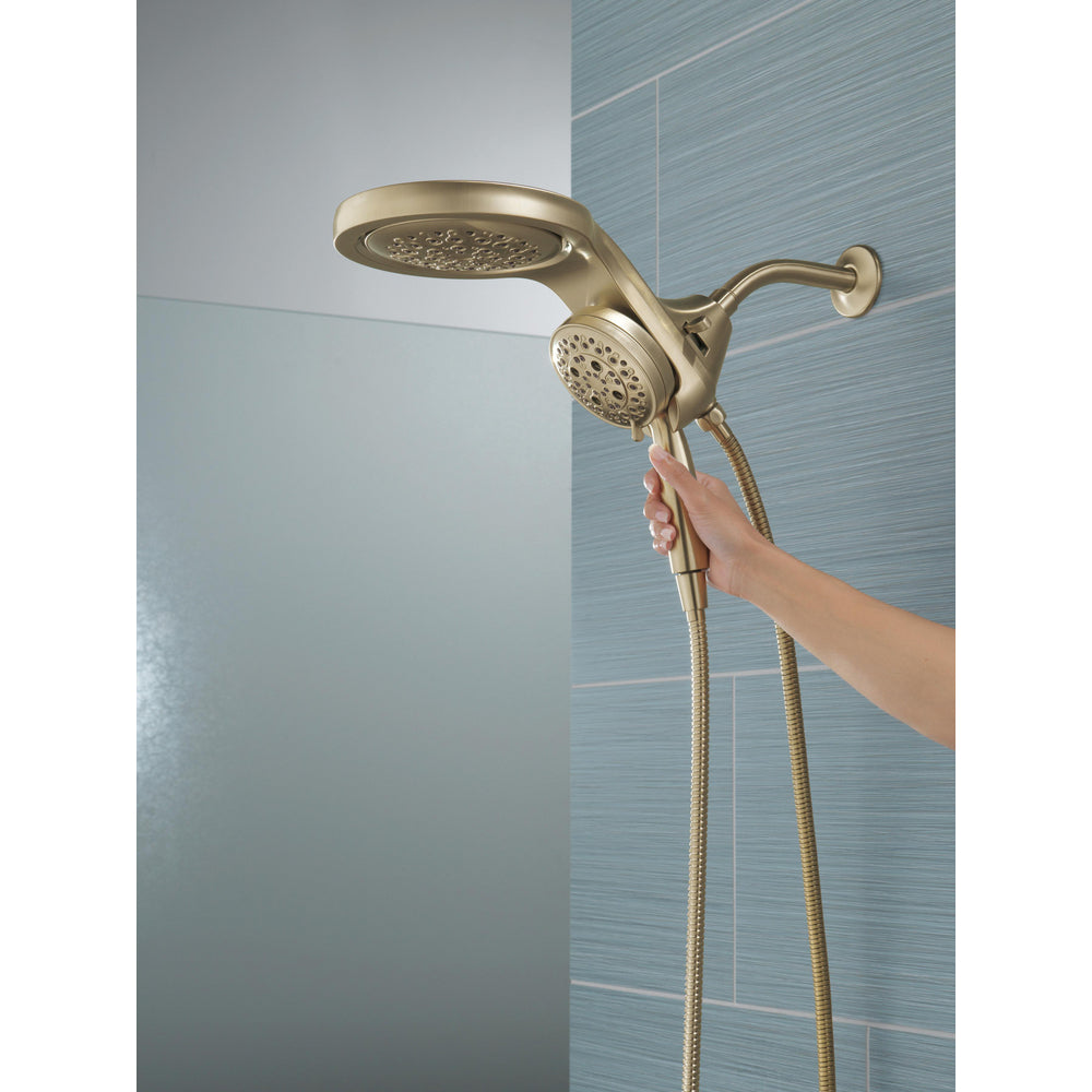 Delta HydroRain H2Okinetic 5-Setting Two-In-One Shower Head