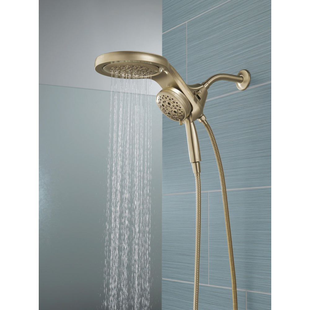 Delta HydroRain H2Okinetic 5-Setting Two-In-One Shower Head