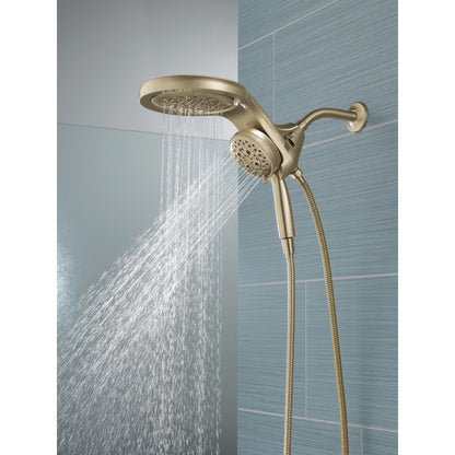 Delta HydroRain H2Okinetic 5-Setting Two-In-One Shower Head