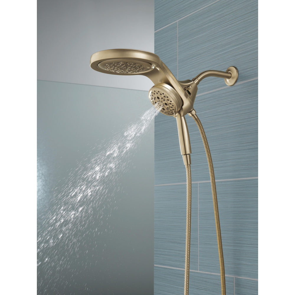 Delta HydroRain H2Okinetic 5-Setting Two-In-One Shower Head