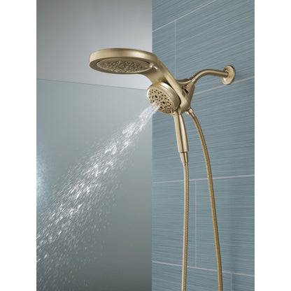 Delta HydroRain H2Okinetic 5-Setting Two-In-One Shower Head