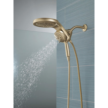 Delta HydroRain H2Okinetic 5-Setting Two-In-One Shower Head