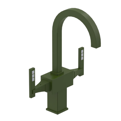 Rubinet Single Hole Dual Handle Lav. Set. (less drain) Green Envy