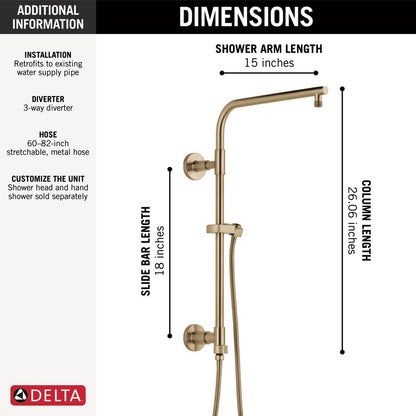 Delta Emerge 18" Round Shower Column