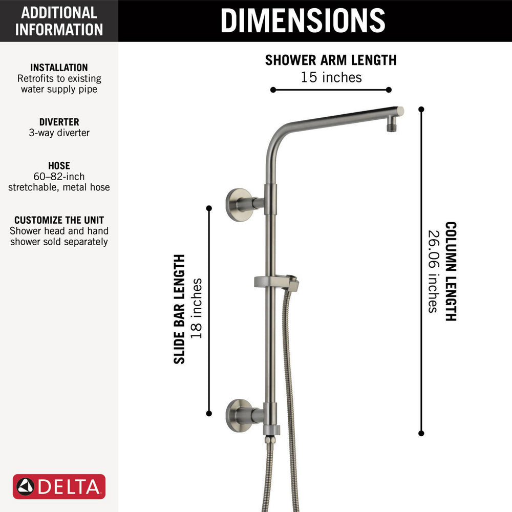 Delta Emerge 18" Round Shower Column