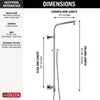 Delta Emerge 26" Round Shower