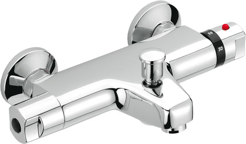 Baril External thermostatic shower valve with spout