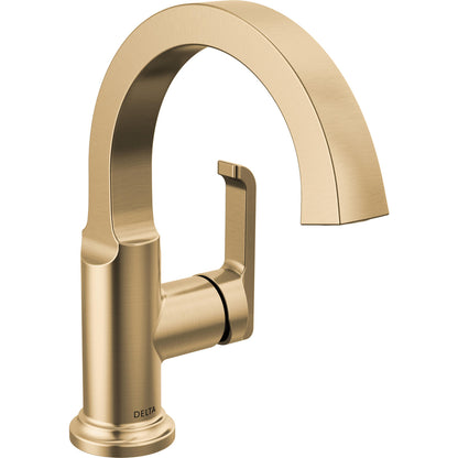 Tetra Single Handle Bathroom Faucet - Champagne Bronze