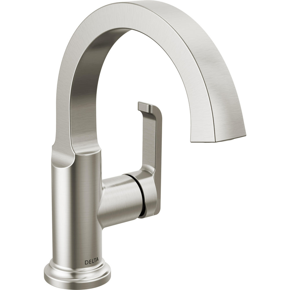 Tetra Single Handle Bathroom Faucet - Stainless Steel