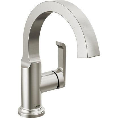 Tetra Single Handle Bathroom Faucet - Stainless Steel