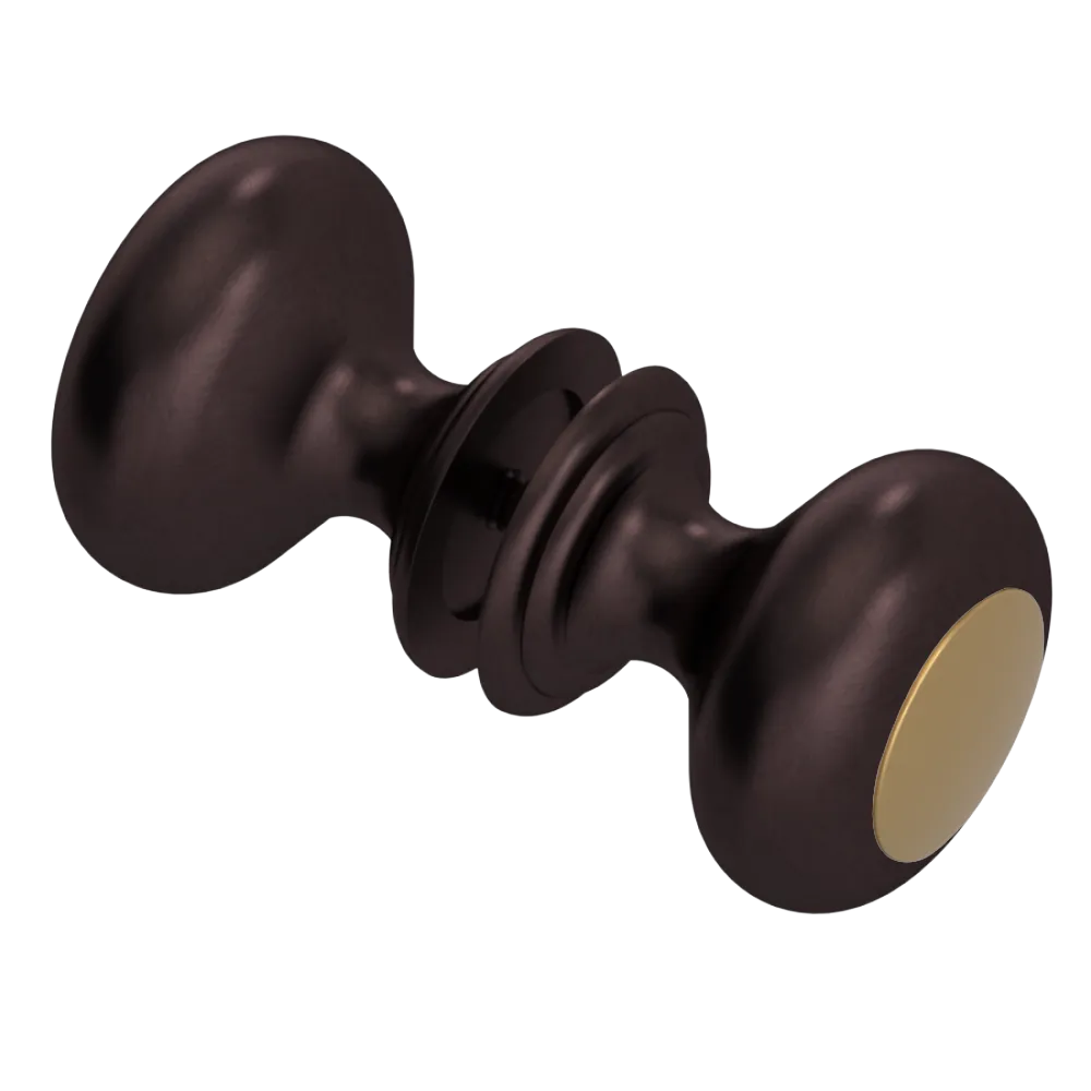 Rubinet Shower Door Knob (set) Oil Rubbed Bronze