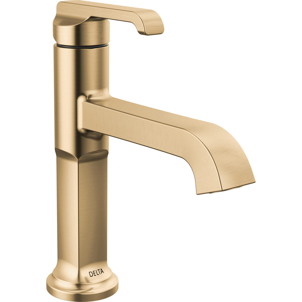 Tetra Single Handle Bathroom Faucet - Champagne Bronze