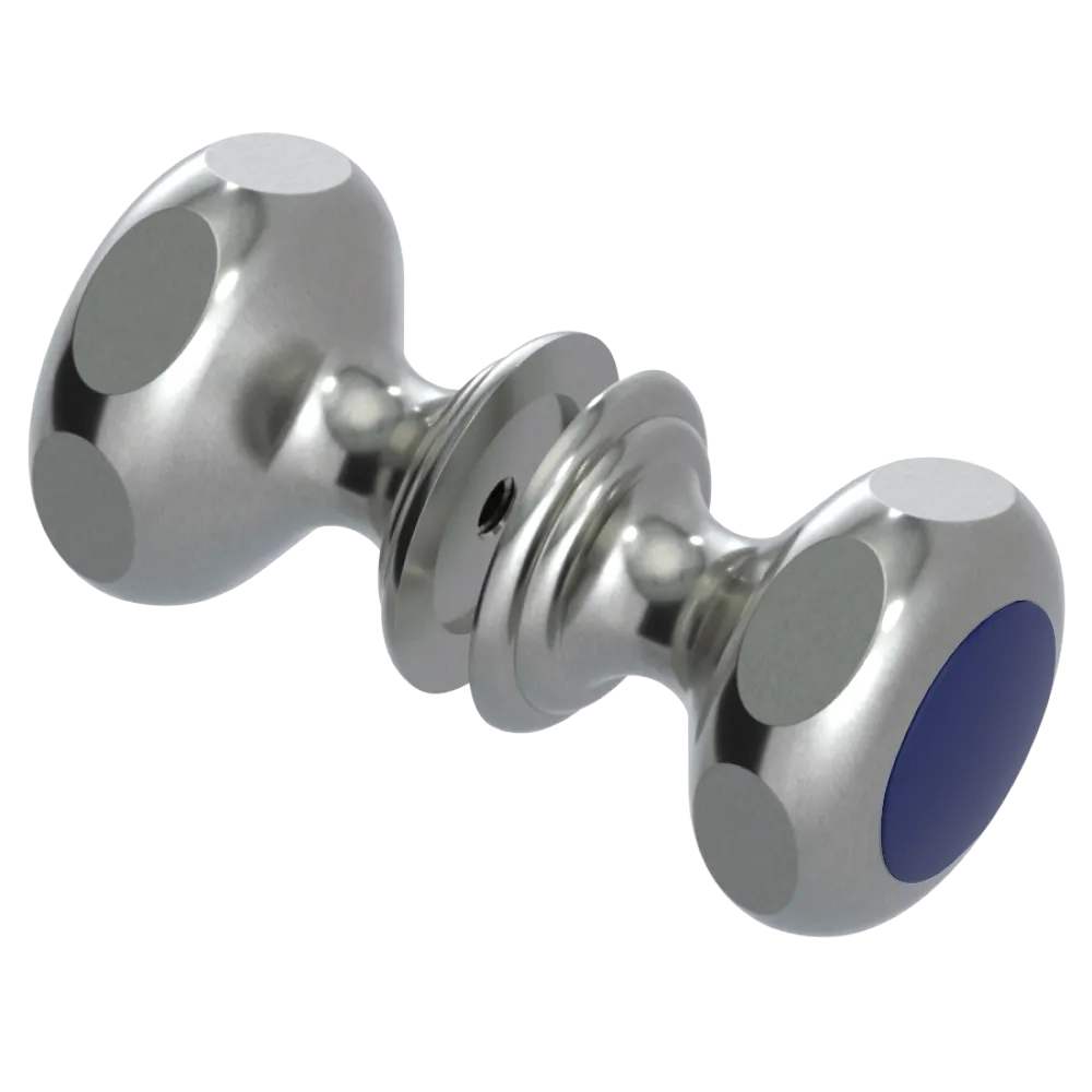 Rubinet Shower Door Knob (set) Satin Nickel