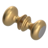 Rubinet Shower Door Knob (set) Satin Gold