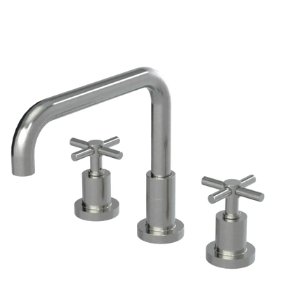 Rubinet Widespread Kitchen Set Satin Nickel