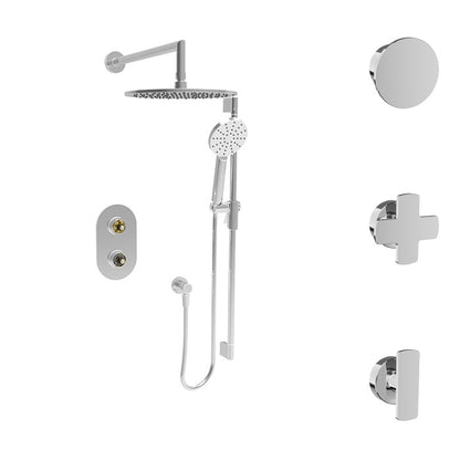 Baril Complete thermostatic pressure balanced shower kit without handle