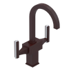 Rubinet Single Hole Dual Handle Lav. Set. (less drain) Bordeaux