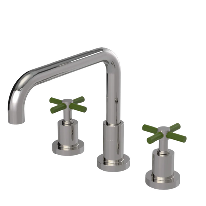 Rubinet Widespread Kitchen Set Polished Nickel