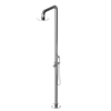 Rubinet Pressure Balance Outdoor Shower with Hand Held Shower & 10" Shower Head - 304 Stainless Steel Polished Nickel