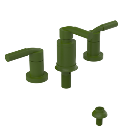 Rubinet Bidet Fitting with Spray, Diverter, and Vacuum Breaker (less drain) Green Envy