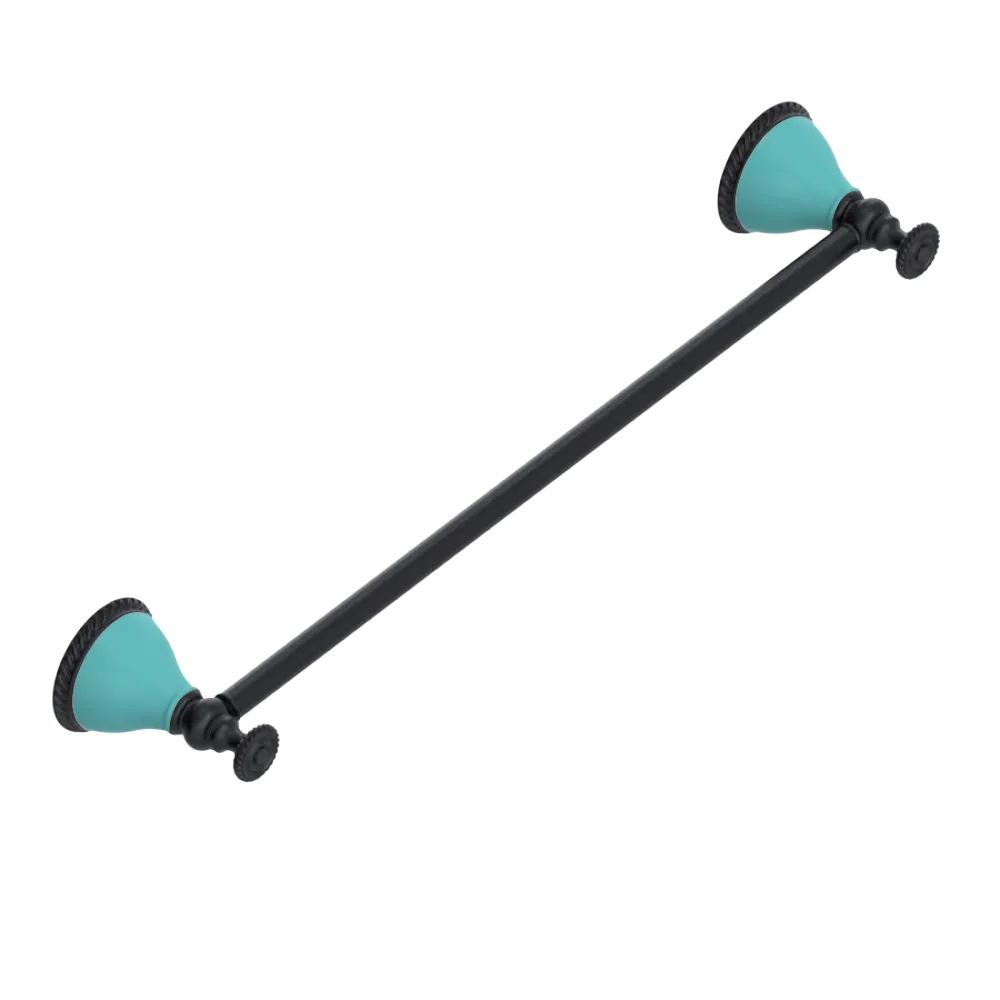 Rubinet Towel Bar 24" Matt Black