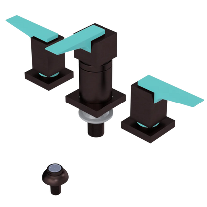 Rubinet Bidet Fitting with Spray, Diverter, and Vacuum Breaker (less drain) Tuscan Brass