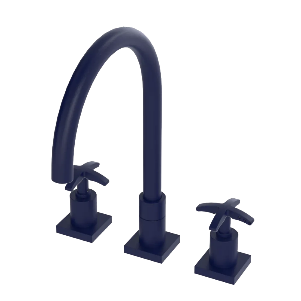 Rubinet Widespread Kitchen Set Midnight Blue