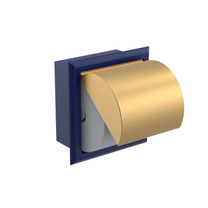 Rubinet RECESSED TOILET PAPER HOLDER Midnight Blue
