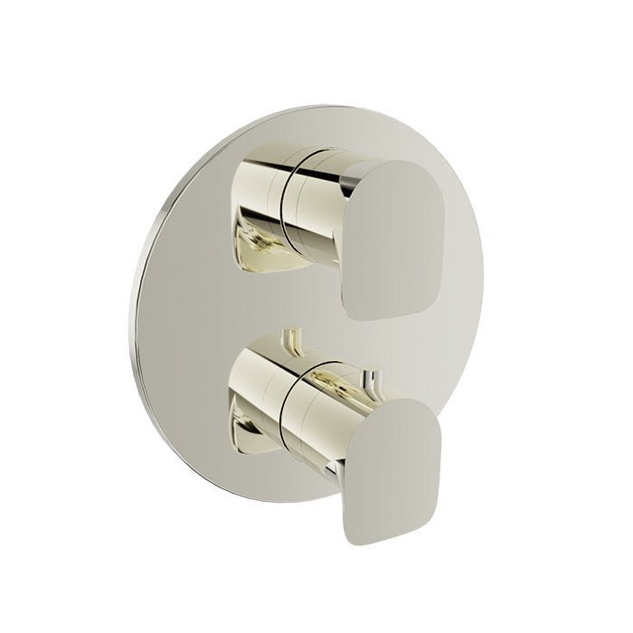 Baril Complete thermostatic pressure balanced shower valve with 3-way diverter