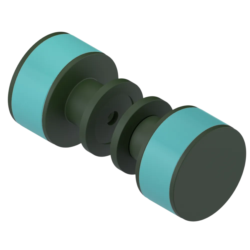 Rubinet Shower Door Knob (set) Green Envy