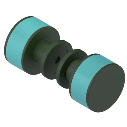 Rubinet Shower Door Knob (set) Green Envy