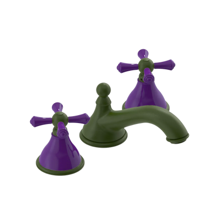 Rubinet Widespread Lav. Set. (less drain) Green Envy