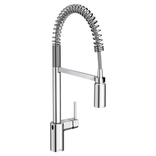 Moen Align MotionSense Wave One-Handle Pre-Rinse Spring Touchless Kitchen Faucet