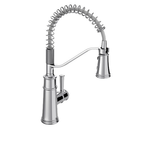Moen Belfield One-Handle Pre-Rinse Spring Pulldown Kitchen Faucet