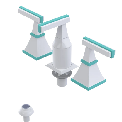 Rubinet Bidet Fitting with Spray, Diverter, and Vacum Breaker (Less Drain) White