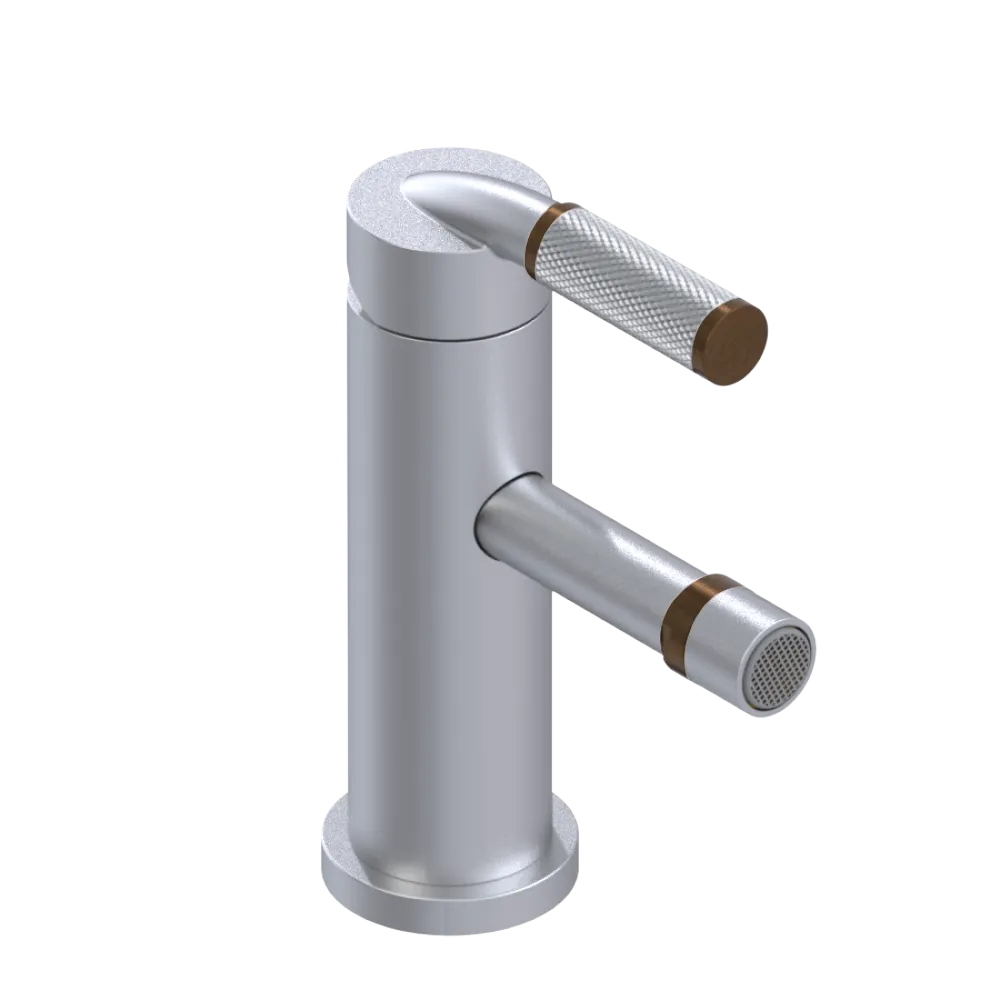 Rubinet Single Control Bidet Fitting (less drain) Satin Chrome