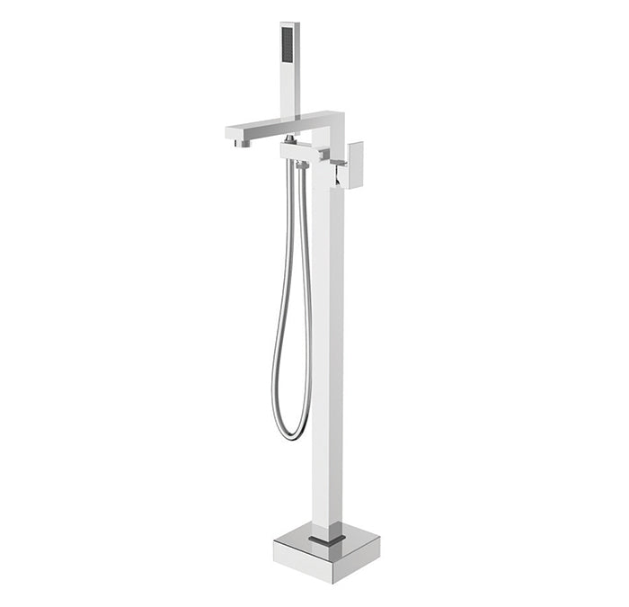 Cabano Floor mount tub filler with hand shower