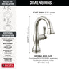 Delta Single Handle Pull Down Bathroom