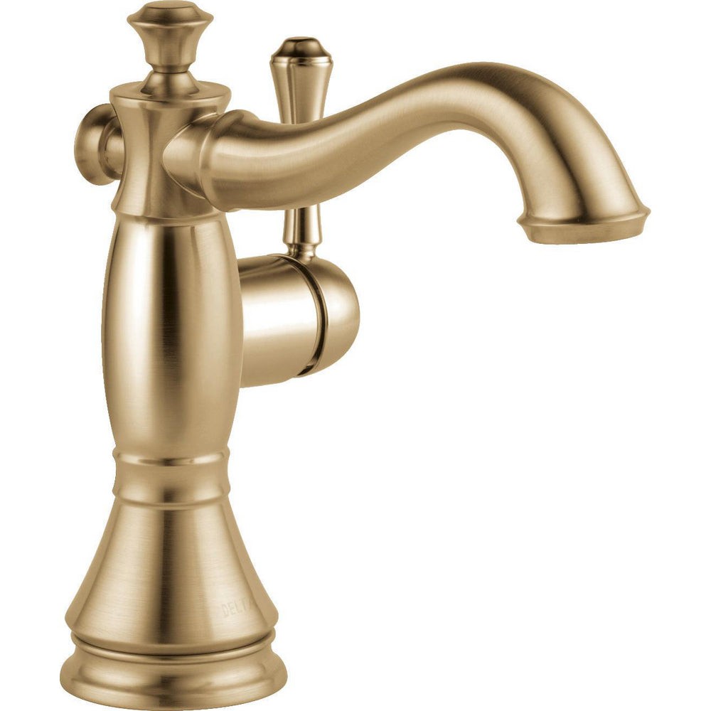 Cassidy Single Hole - Single HANDLE-4" Plate/metal Pop-up - Champagne Bronze