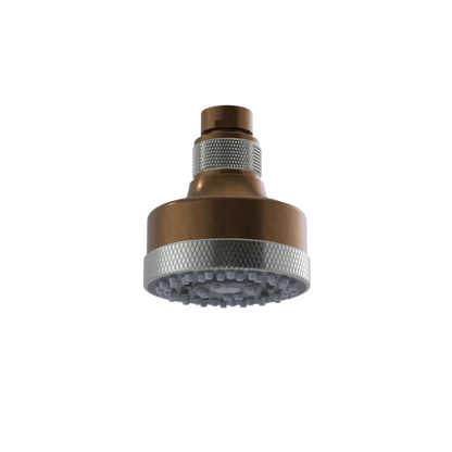 Rubinet 3 FUNCTION SHOWER HEAD Tuscan Brass