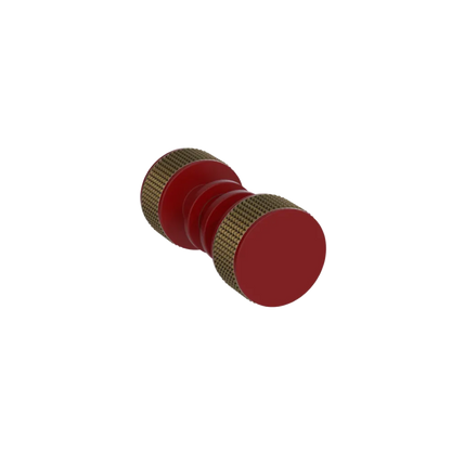 Rubinet Shower Door Knob (set) Maroon