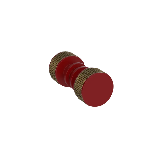 Rubinet Shower Door Knob (set) Maroon