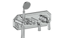 VOGT CARINTHIA WALL MOUNT TUB FILLER