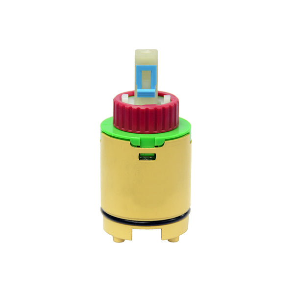 PRESSURE BALANCED CERAMIC DISK CARTRIDGE WITH BALANCING SPOOL