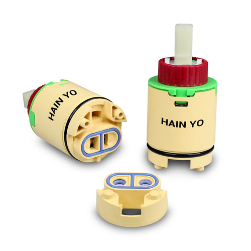 CERAMIC DISK CARTRIDGE WITH BALANCING SPOOL